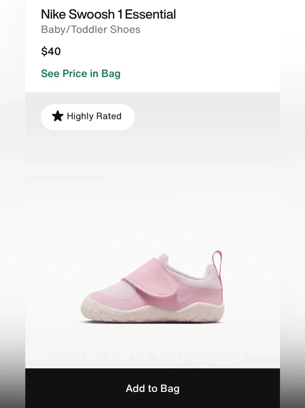 Nike Swoosh 1 Essential Baby/Toddler Shoes